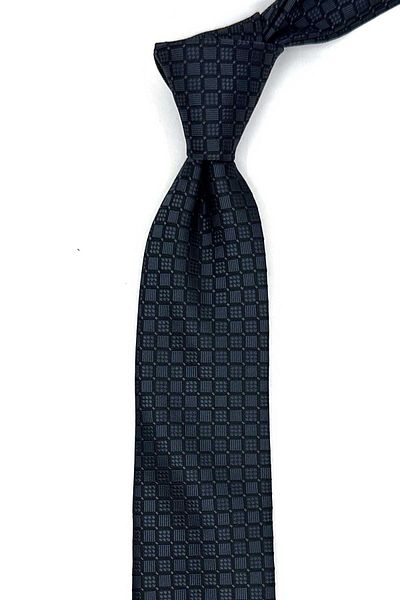 Kravatkolik Sk8038 Model Smoked Slim Cut Patterned Tie