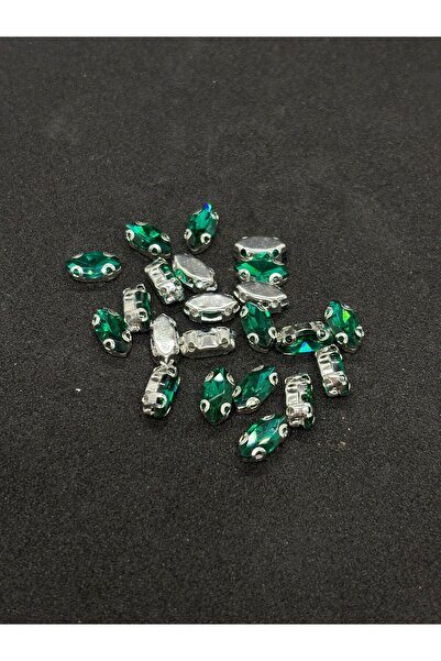 BEİLYS COSMETİCS & ACCESSORY 5x10 (1 CM) Carcasă Meișor Sticlă Piatră Arginti...