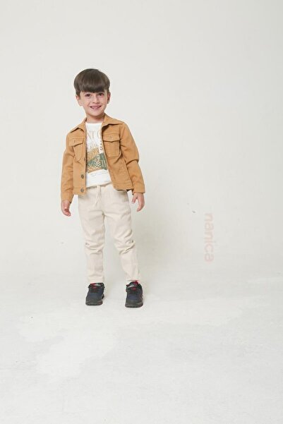 Ugly Duck 04-08 Ani Băiat Bej Culoare Costum Triplu