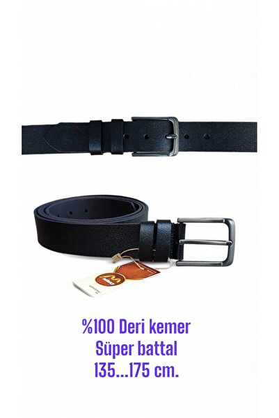 MİRAY 100% Original Men Leather Belt 4cm Width 135..175 cm Height Super Battal