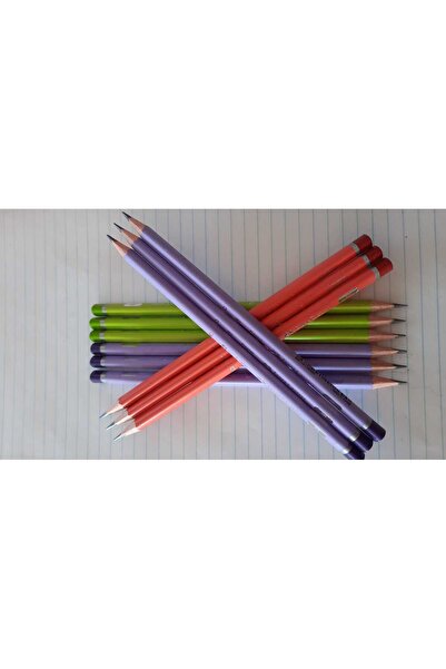 Faber Castell 12 Adel Pencils - Pastel Coral, Triangle Model