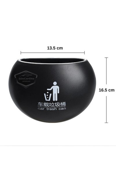 caralp In-Car Trash Can Portable Portable Ashtray Car Trash Can Auto Organizer Functional Mini Warehouse