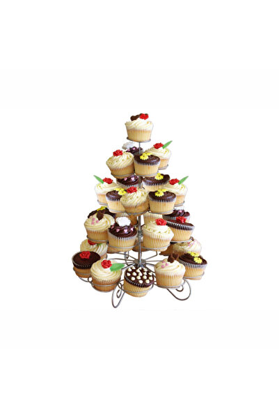 TT Tahtakale Toptancıları Metal Cupcake Standı 5 Katlı / 41 Li Kek Standı