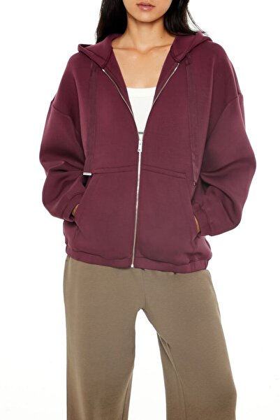 Forever 21 Dalgıç Kumaş Sweatshirt