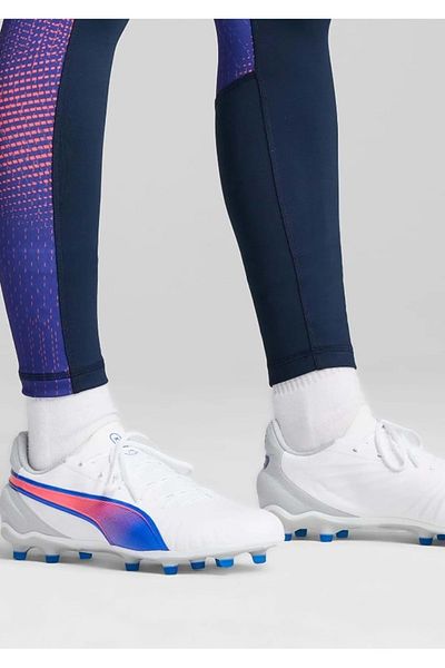 Puma 107863   King Match Fg/Ag Professional Artificial/Grass Floor Men's Football Shoes White