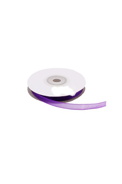 Eminonutoptanci Κορδέλα Organza 6 mm - 22 μέτρα Μωβ