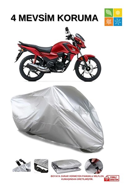 AutoEN GRİ HONDA CB 125 F SU GEÇİRMEZ KALİTESİ MOTOSİKLET ÖRTÜSÜ