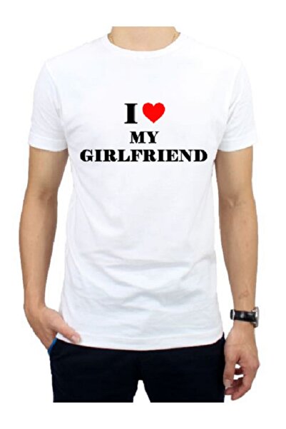 HİDZ Ημέρα του Αγίου Βαλεντίνου I Love My Girlfriend T-Shirt Unisex - Ενηλίκων