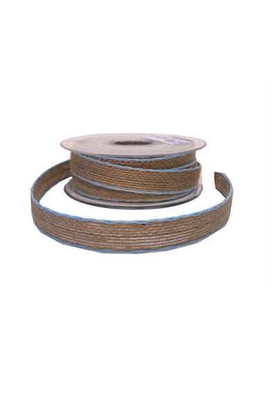 Eminonutoptanci Μπλε ριγέ άκρη κορδέλας - 1,6 cm (10 μέτρα) σταυροβελονιά