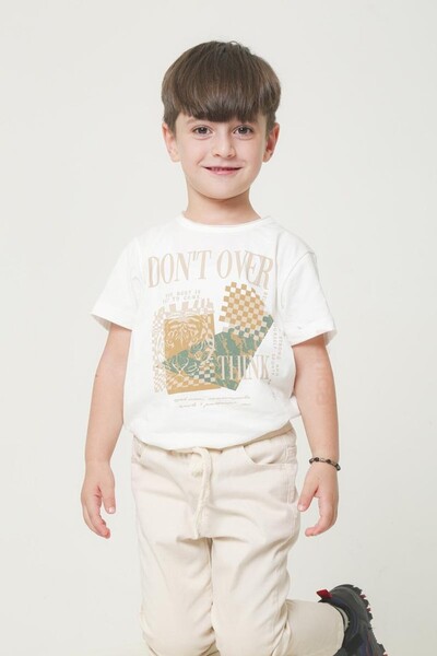 Ugly Duck 04-08 Ani Băiat Bej Culoare Costum Triplu