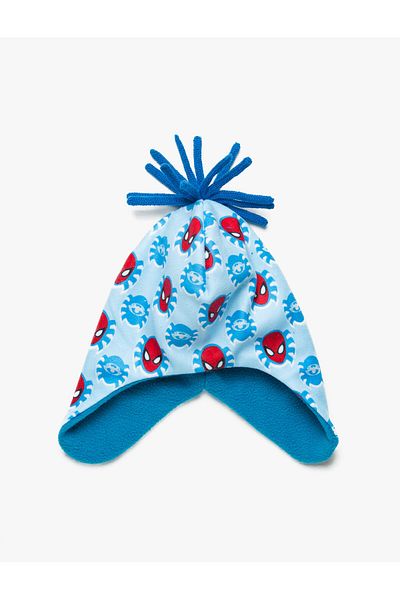 Koton Spiderman Printed - Αδειοδοτημένο Fleece Beanie με καλύμματα αυτιών