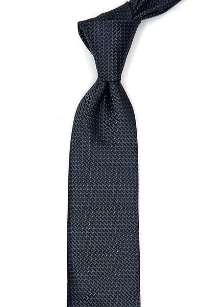 Kravatkolik Sk8006 Model Slim Smoked Tie - Dot Pattern