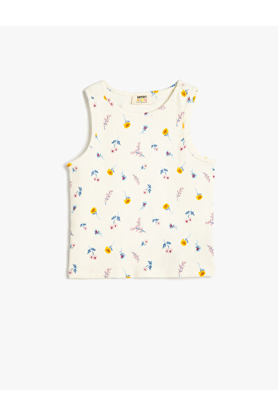 Koton Tricou Ecru pentru fetiță 5SKG30063AK