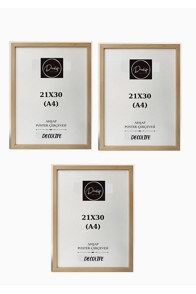 decolife A4 Shaped 3 Adept Kids Bag - Document, Diploma, Certificate and Photo Frame