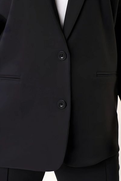 Hanezza Jachetă de damă cu mânecă liliac cu dublu nasturi - Design elegant și confortabil