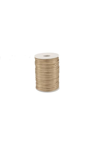 Eminonutoptanci Κορδέλα Floş Rope Rat Tail 100 Yards Χρυσό