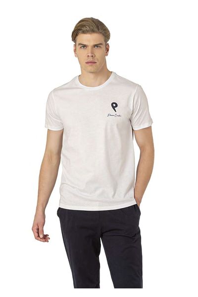 Pierre Cardin Σετ πιτζάμες Casual Cut White Cotton - 7.Q1.K8.K.9