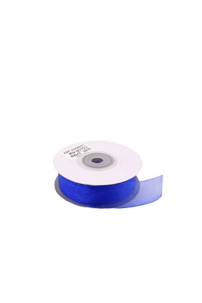 Eminonutoptanci 30 Mm (22 Meters) Organza Ribbon - Saks Blue
