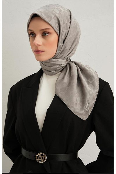Armine Jacquard Cotton Silk Scarf