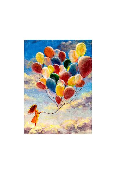 Blue Focus Puzzle 1000 Pieces - Flying Balloons (Flying Balloons) Bf473
