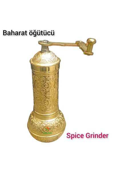 SAFİR Coffee grinder Spice Grinder Coffee Grinder Spice grinder YELLOW CASTING TILLER SAPPHIRE COPPER