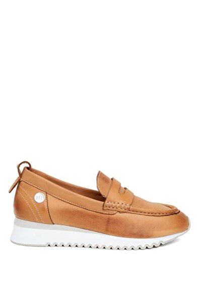 Mammamia D24YA-90 hakiki Deri Dolgu Topuk Ortopedik Taban Günlük Ayakkabı