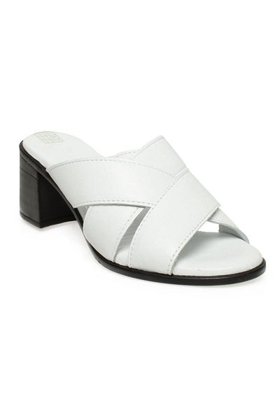 Mammamia D24yt-2365 Women's Leather Slippers
