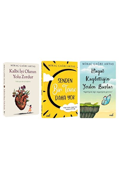 İndigo Kitap Kalbi İyi Olanın Yolu Zordur -Hayat Kaybettiğin Yerden Başlar- Senden Bir Tane Daha Yok 3 Roman