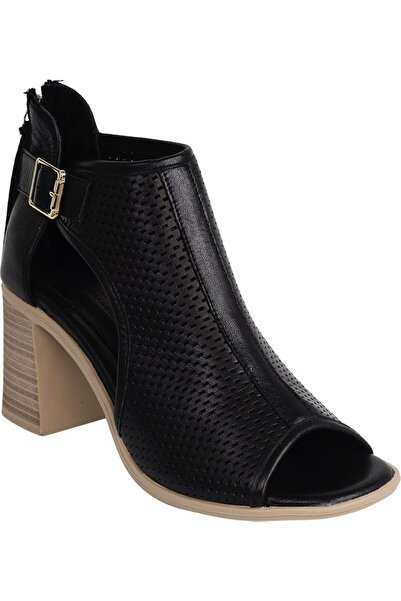 Mammamia D24Ys-1195 Kadın Deri Sandalet