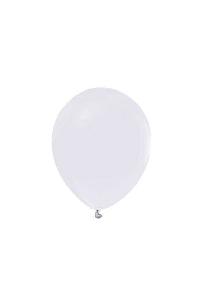 TT Tahtakale Toptancıları Metallic Balloon 12 Inch Non-Printed (100 Pieces) White