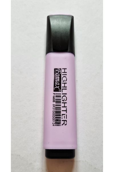 Modellino Pastel Color Highlighter Fomax Soft Color That Does Not Fits Behind Paper - Color Options 1 Piece