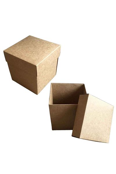 TT Tahtakale Toptancıları Complete Cardboard Box 15X15X15 (10 Pieces) Kraft