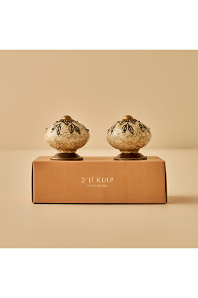 Bella Maison Gia Kulp 4'lü Krem (6,5x4x4 cm)