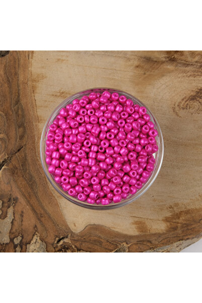 Kanguroom Fuchsia ABC peskaste perle - 4 mm, 500 grama, 6/0 - A1