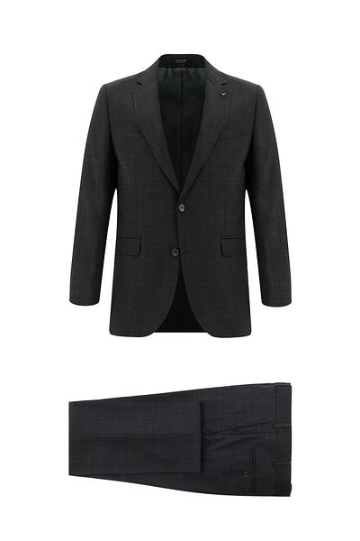 Abdullah Kiğılı Classic Patterned Wool Suit