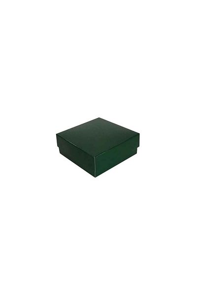 TT Tahtakale Toptancıları Complete Carton Box Solid Color 8X8X3 cm (25 Units) Green