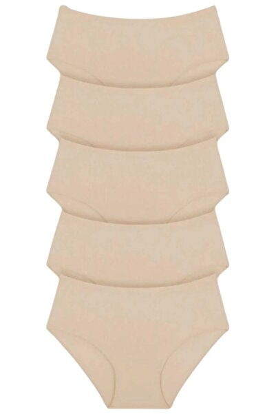 Tezzgelsin Chiloți Bato din 5 piese 100% bumbac cu talie înaltă pentru femei Chiloți din 5 piese pentru femei