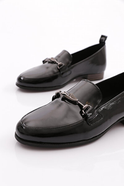 Mammamia D24ya-3470 Kadın Deri Loafer Ayakkabı