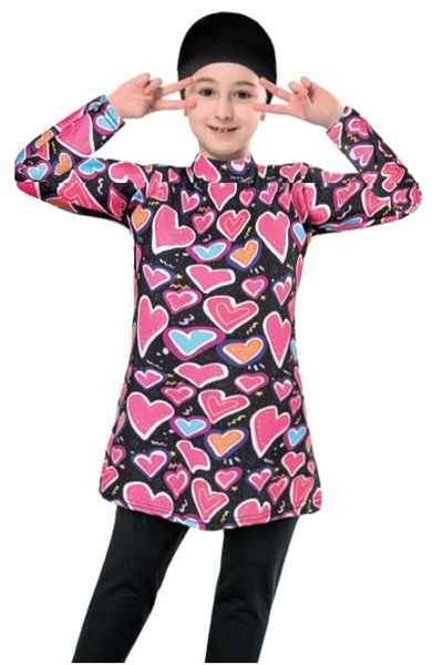 Fantasy 3381 Girl's Long Sleeve Hijab Swimsuit