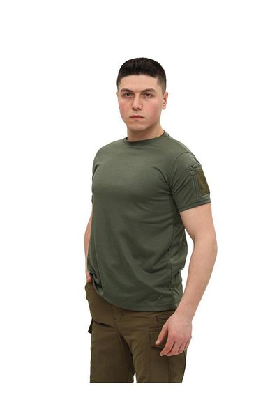 SINGLE SWORD Κοντομάνικο Tactical T-shirt χωρίς γιακά - T-Shirt