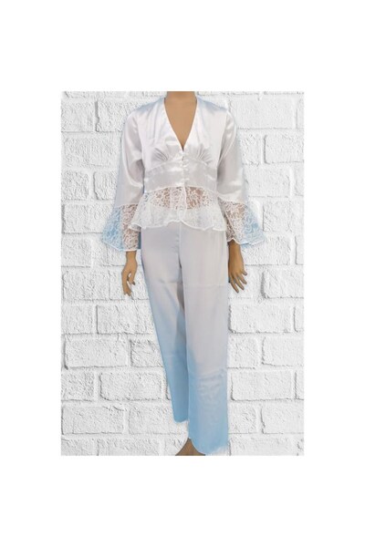 Pierre Cardin Σετ Πιτζάμες Εκρού - Μοντέλο 1100