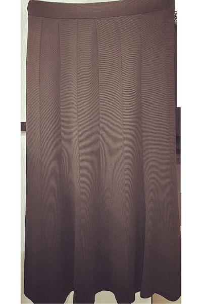 N.Y.YILDIZ Star New 1,Sinif - Plus Size Scuba Skirt with Stretch and Split Elastic