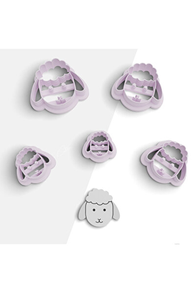 brocutters قالب قطع بوليمر كلاي على شكل خروف، قالب حلق، قالب مجوهرات، قاطع ال...