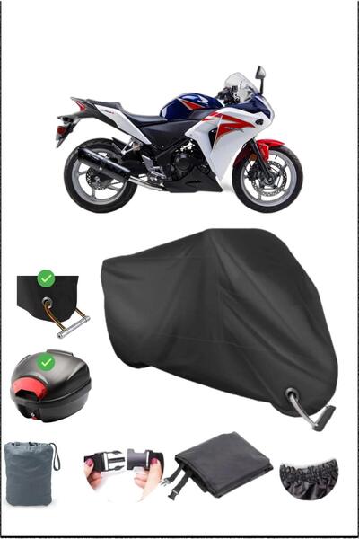 Breen SİYAH HONDA CBR 250 R ARKA ÇANTA KİLİT UYUMLU SU GEÇİRMEZ BRANDA (MOTOSİKLET)