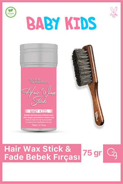 Glam Glamorous Baby Stick Wax Ve Yumuşak Bebek Fırçası