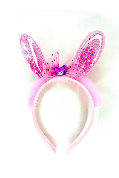 PERİLİ AYLİZ Yeni Ürün Kuromi Figürlü Fiyonklu Tül Kıvrımlı Pullu Kedi Kulak ...