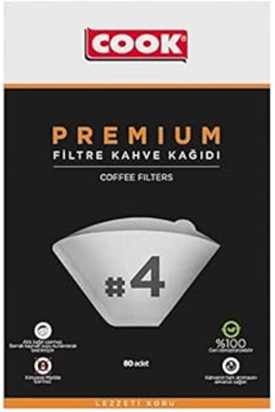 Store Cook Premium E 4 Filter Coffee Paper - 80 Pieces