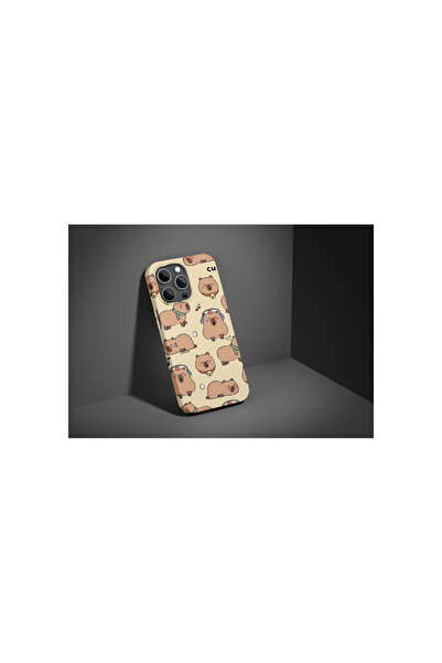 SOFTCASE Capybara Iphone Tüm Modellere Uyumlu Kılıf Iphone 6,7,8,x,11,12,13,14,15,16 Plus