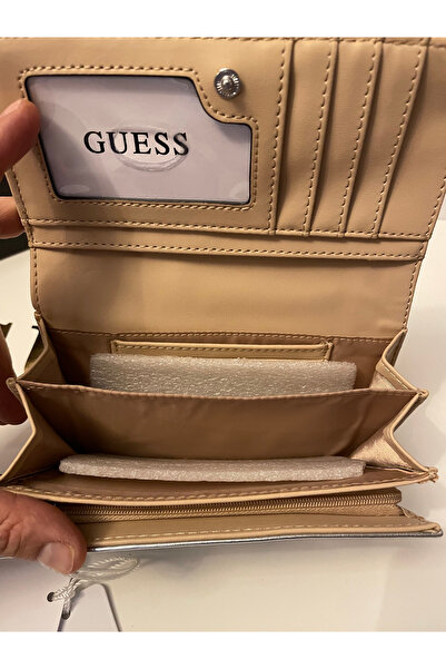 Guess Kirkwall Slg Metallic Silver Wallet