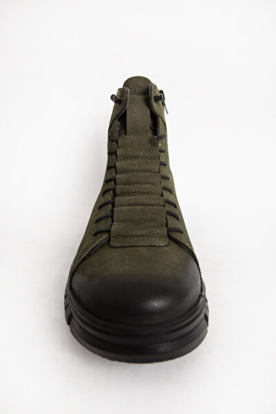 Hammer Jack 20725m Nubuk Hakiki Deri Erkek Bot Haki